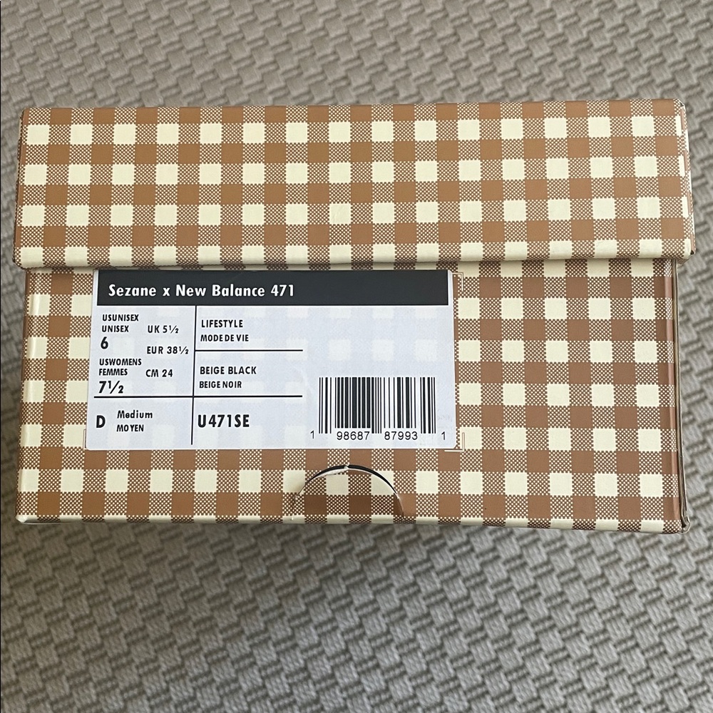 Sezane New Balance 471 Sneakers Women Size 7.5 - Picture 2 of 2